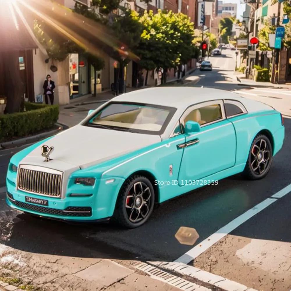 1:32 Rolls-royce Mansory Wraith jouet modèle voitures alliage moulé sous pression Spectre véhicules son lumière portes ouvertes retirer pour garçons cadeaux