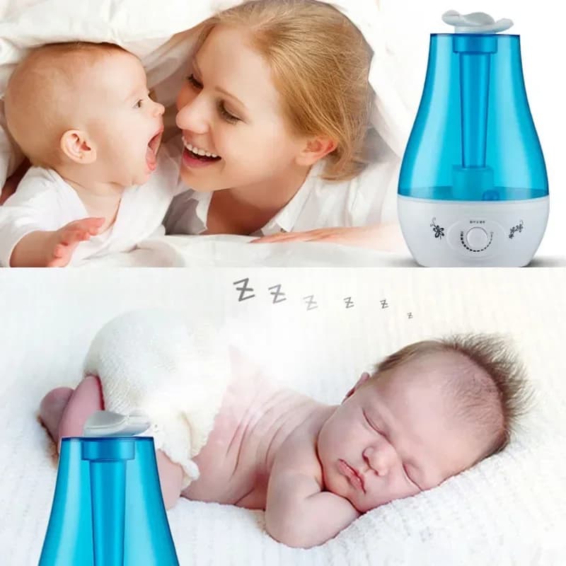 Humidificateur d'air à ultrasons avec double pulvérisateurs pour bureau
