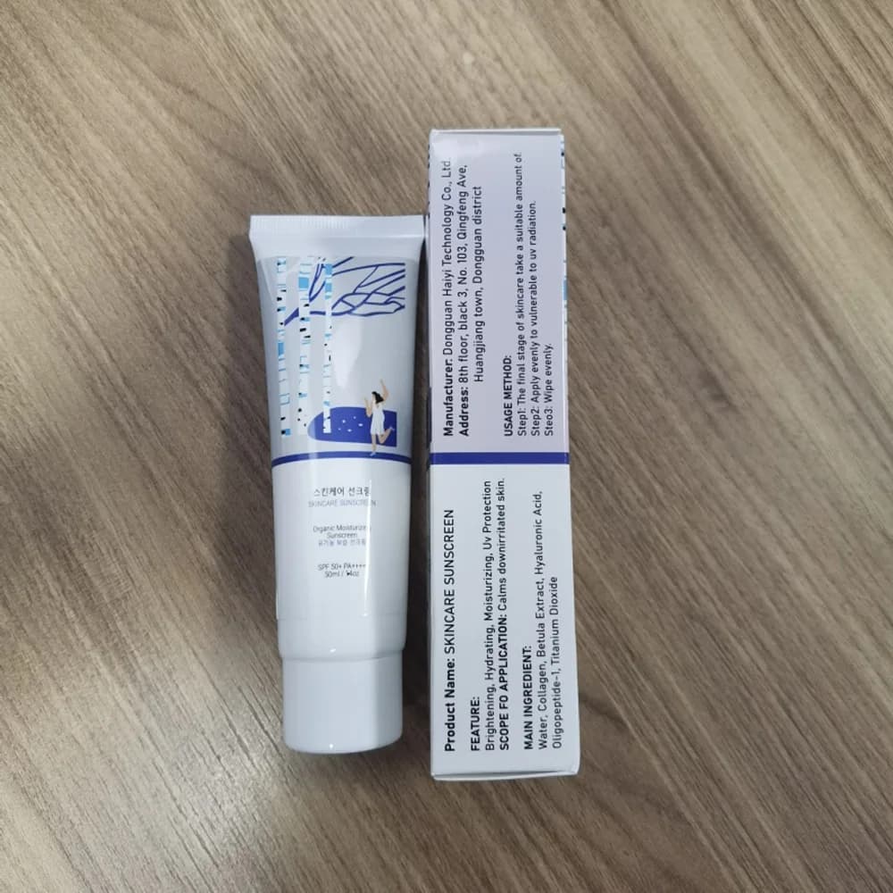 Crème solaire hydratante au collagène SPF50+ PA++++ 50 ml