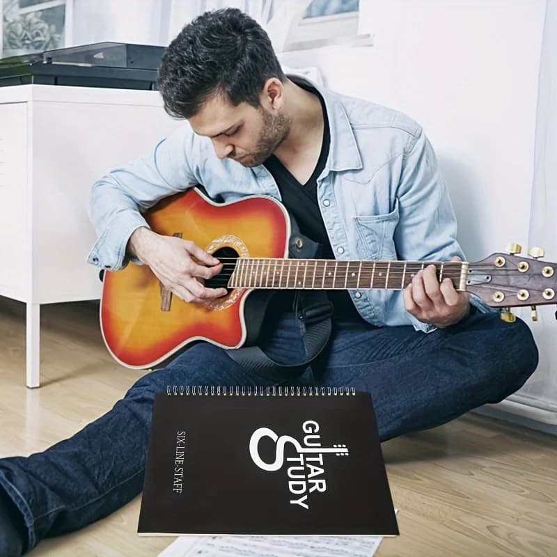 50 Pages guitare Tablature cahier