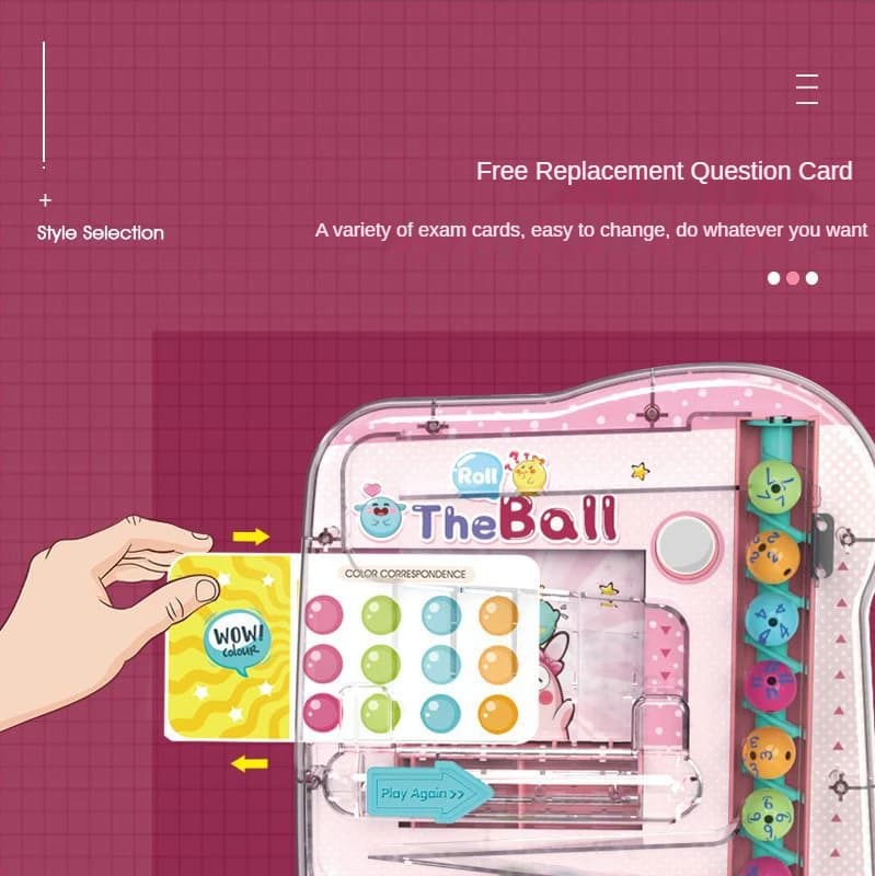 Puzzle éducatif interactif, balle roulante, piste de jouet pour accélérer, jeu Parent-enfant, Machine cadeau parfaite pour la journée des enfants