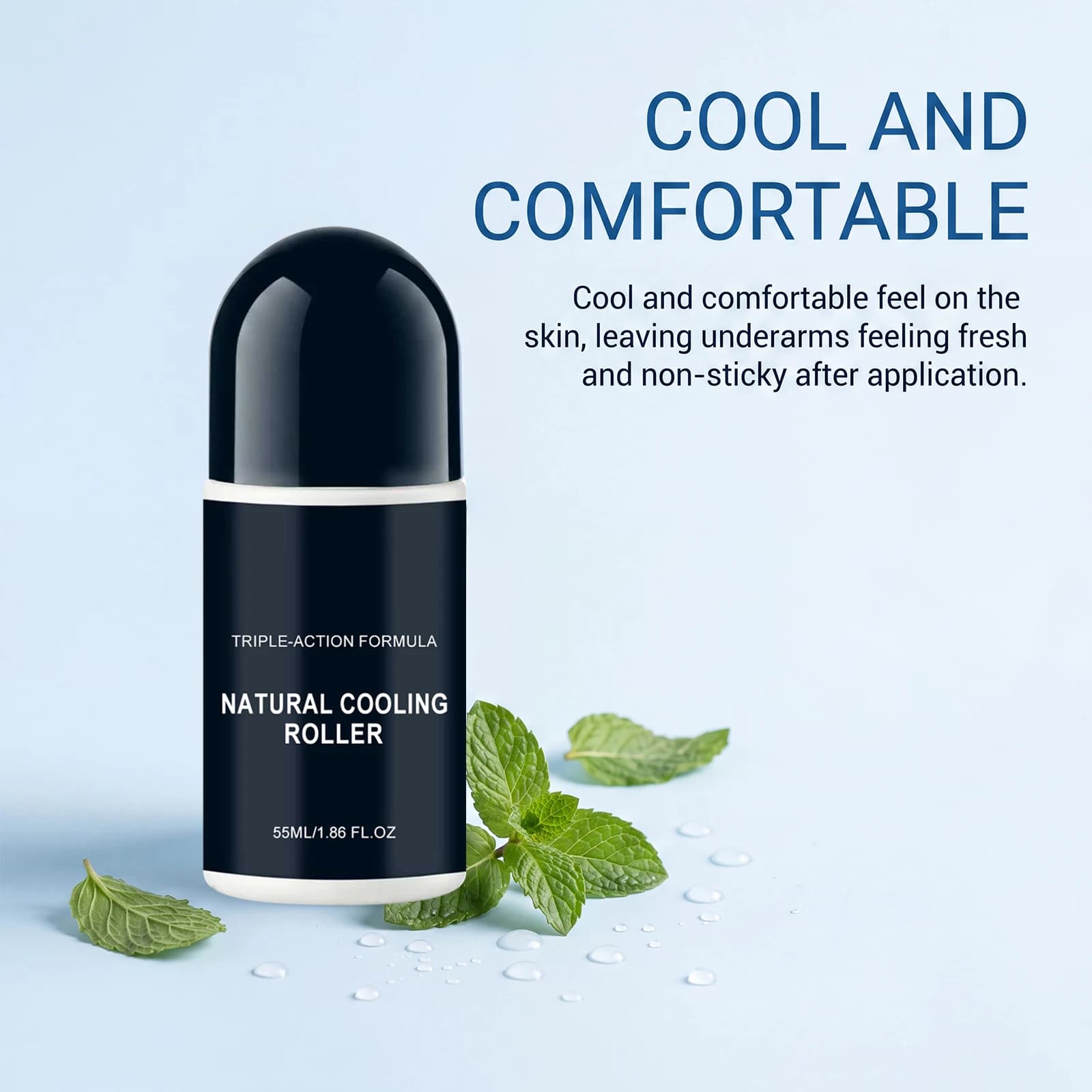 Huile de massage rafraîchissante naturelle, soulagement de la fatigue, apaise et calme la peau chaude, absorption rapide, non collante, effet rafraîchissant instantané, huile rafraîchissante estivale