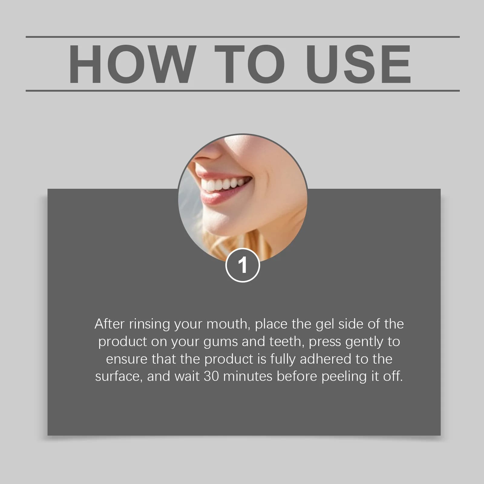 Bandes blanchissantes pour les dents à l'huile de coco Feimuko, éclaircissement longue durée, élimination douce des taches, soin nourrissant des gencives, soin des dents sensibles