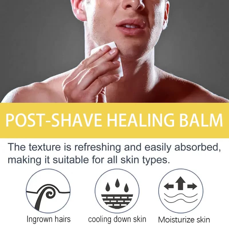 Lotion après-rasage pour hommes – Soin lisse et hydratant en profondeur, après-rasage, maintient la peau hydratée, renforce le soin des racines de la barbe