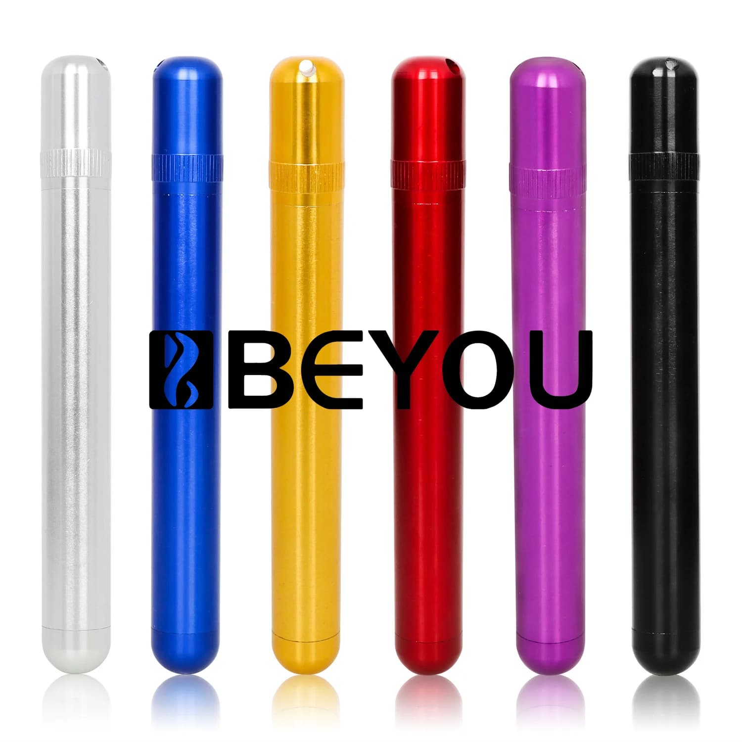 Conteneur de protection en alliage d'aluminium de stockage de rouleau vide réutilisable 6 couleurs 138mm 118mm