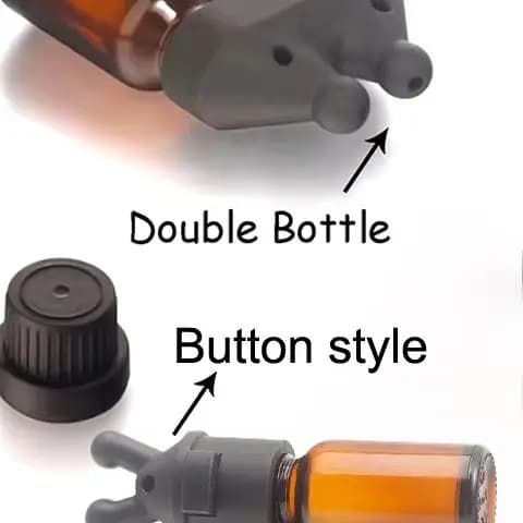 Bouteille d'inhalateur d'huile essentielle et d'arôme étanche, Mini bouteille distributrice d'huile essentielle et de parfum, inhalateur d'huile essentielle