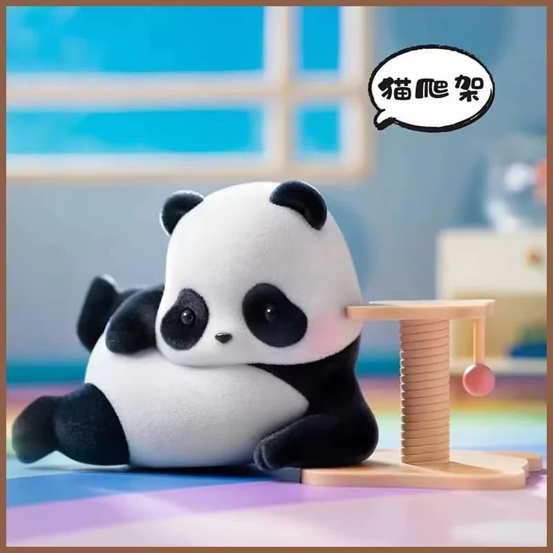 Panda Roll Pandas – boîte aveugle originale série chat, ornements, boîte mystère, figurines d'anime, joli modèle Animal, cadeau mignon