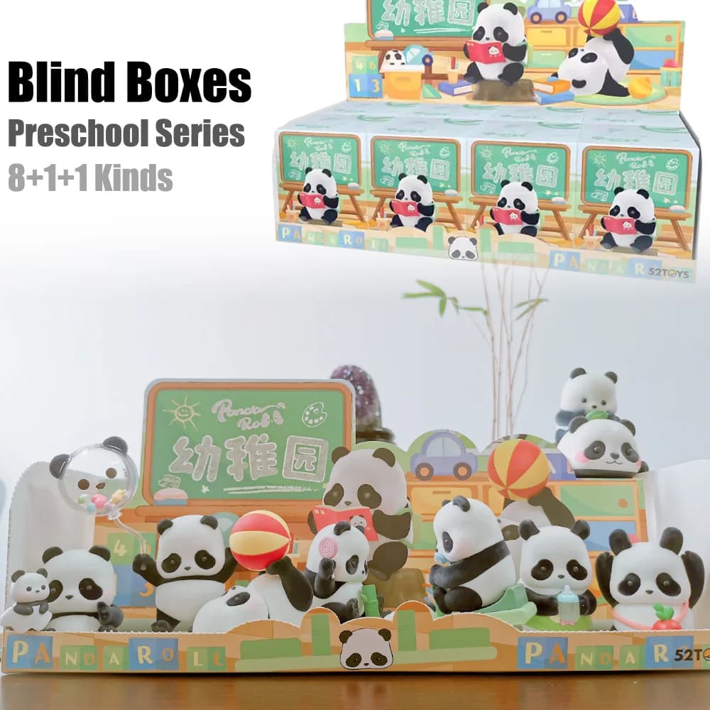 KrasnoRoll Blind Box, Maternelle, Série Présв, Figurine Mignonne, Jouet à Collectionner, Décoration de Fenêtre de Bureau, Cadeau pour ixd'Anniversaire