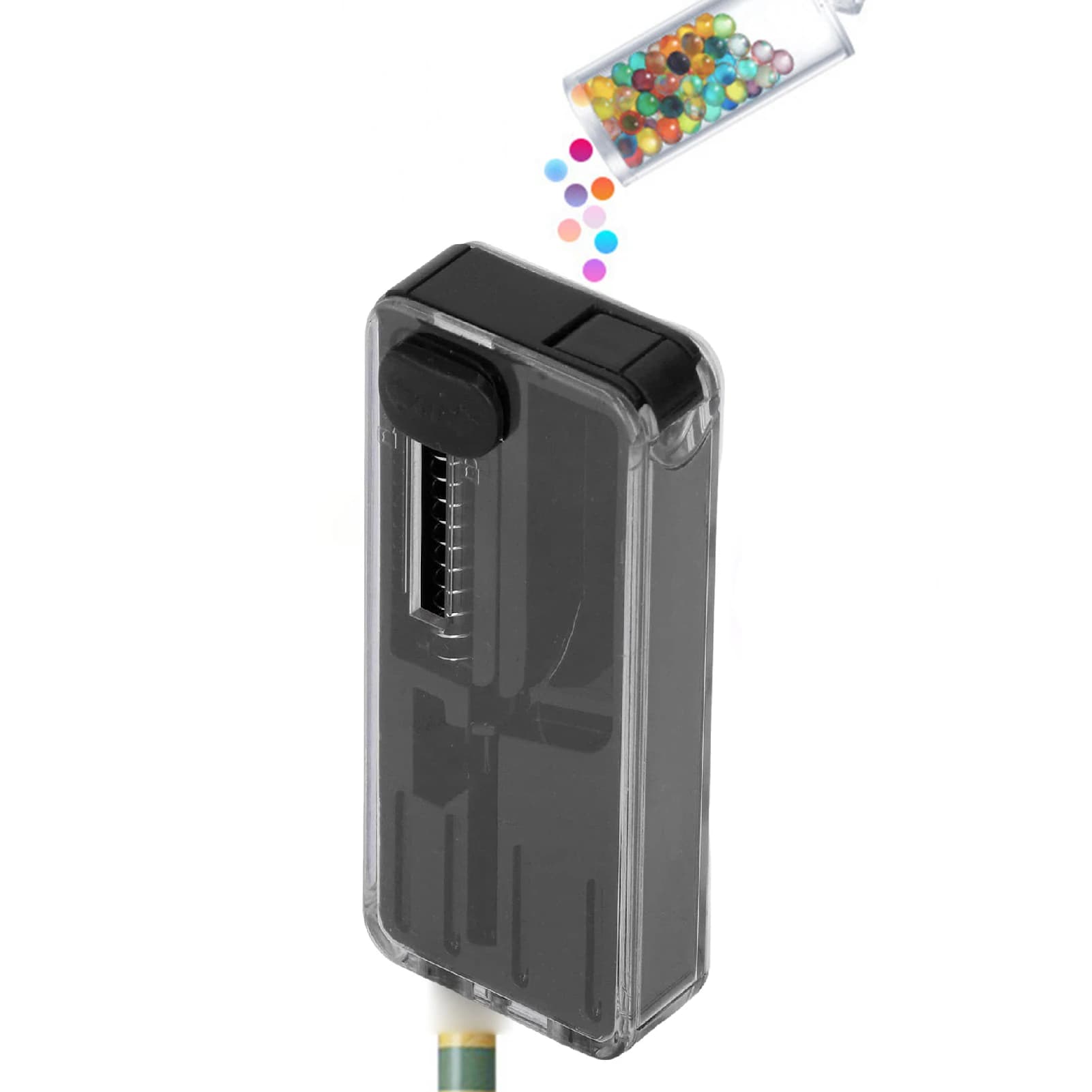 Cartouche de perles Menthol, boîte à outils de recharge de bricolage avec perles de menthe poivrée pour l'installation de filtres d'embout buccal pour fumer