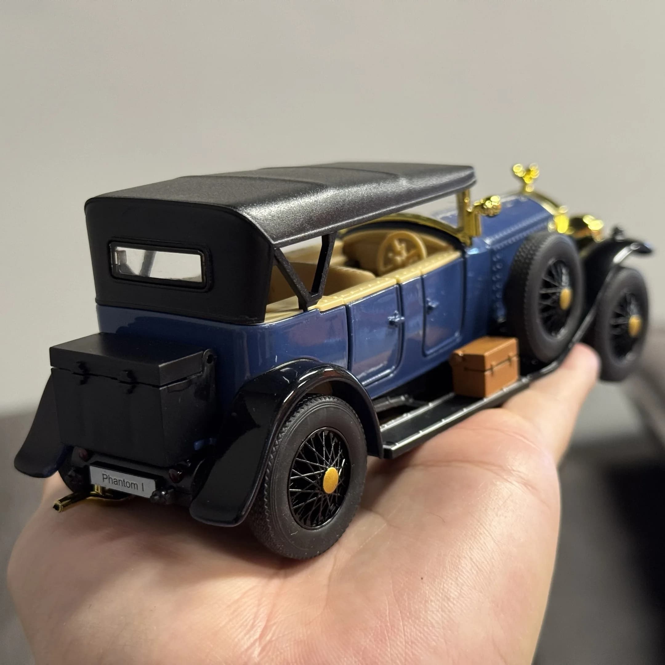 1:32 Rolls Royce Phantom I Classique De Luxe Voiture En Alliage Moulés sous pression Modèle De Voiture Collectibles Hobby Affichage Accueil Bureau Décorations Cadeaux