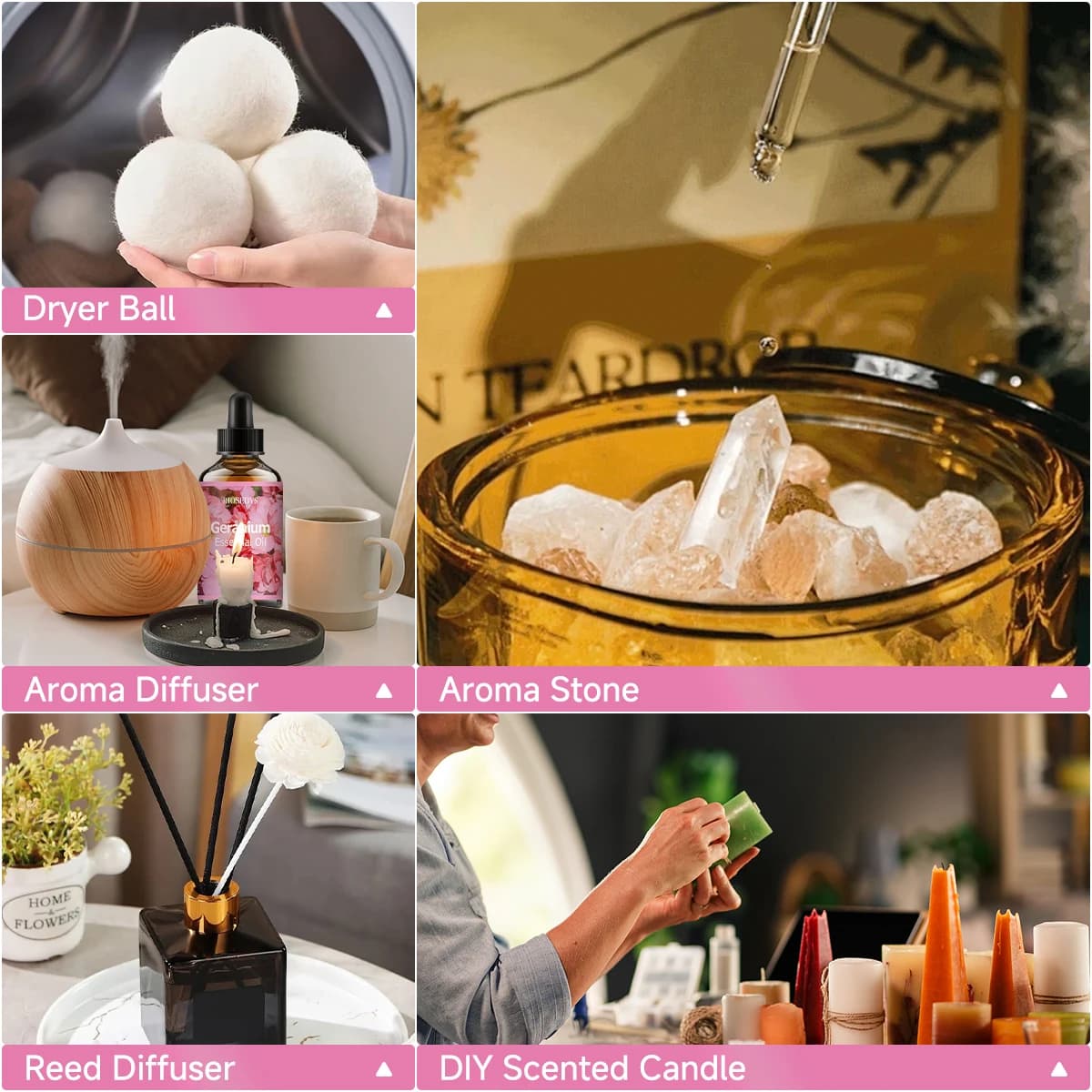 Huile essentielle de géranium, parfum naturel, convient aux massages corporels, aux soins capillaires et aux diffuseurs.
