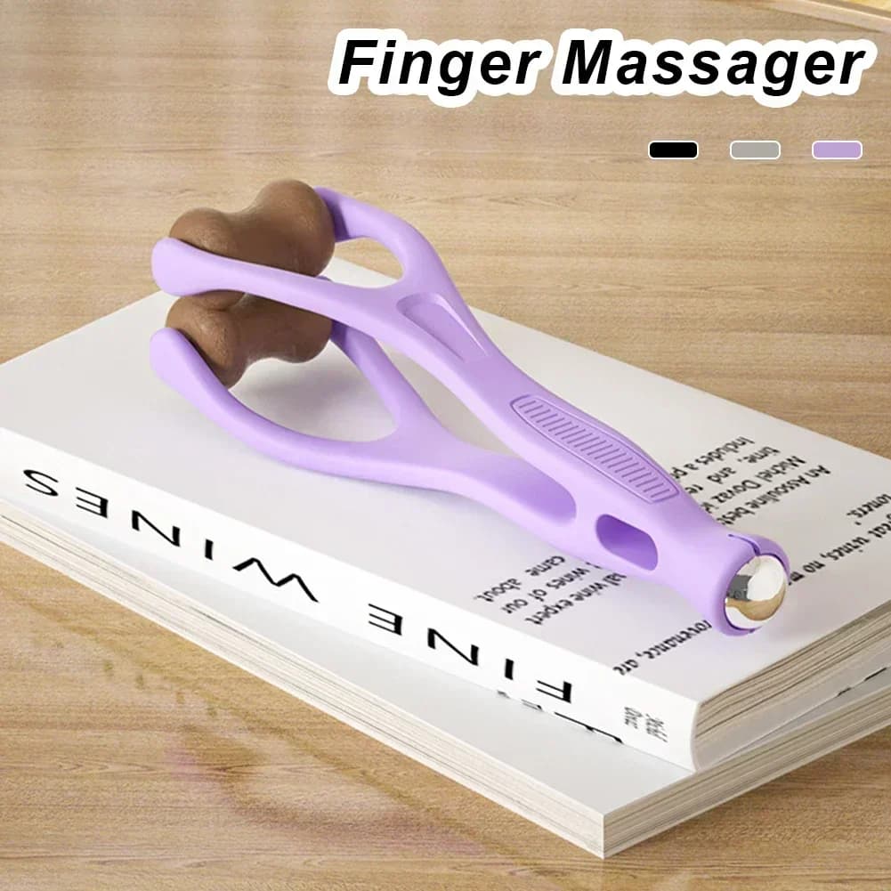 Masseur de doigts conception de rouleau à double rangée utilisation facile soulager la Fatigue des doigts favoriser la Circulation sanguine masseur de doigt à rouleau Portable
