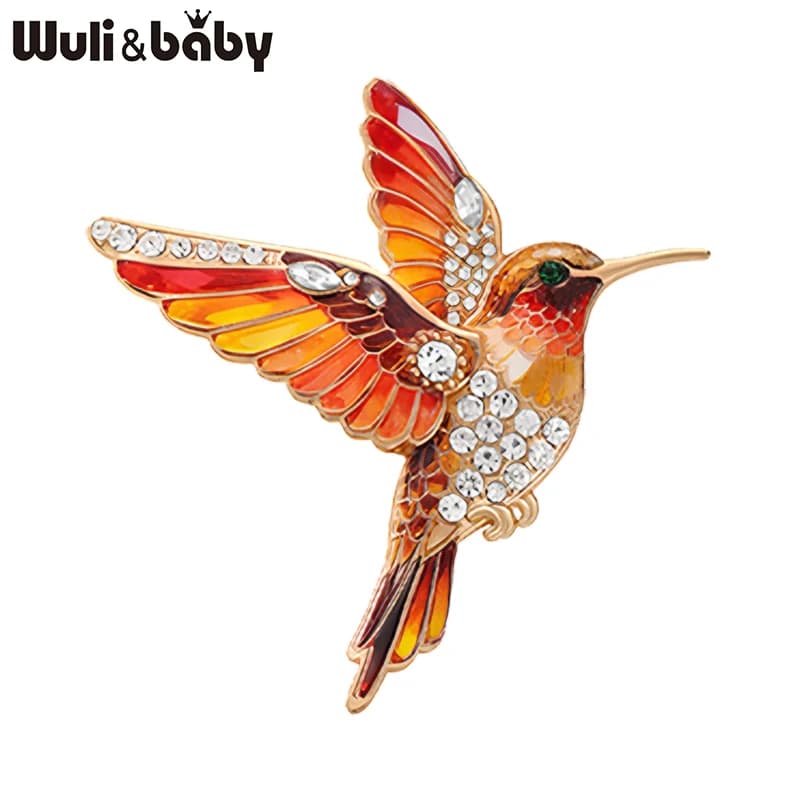 Wuli&baby – broches en forme de colibri pour femmes