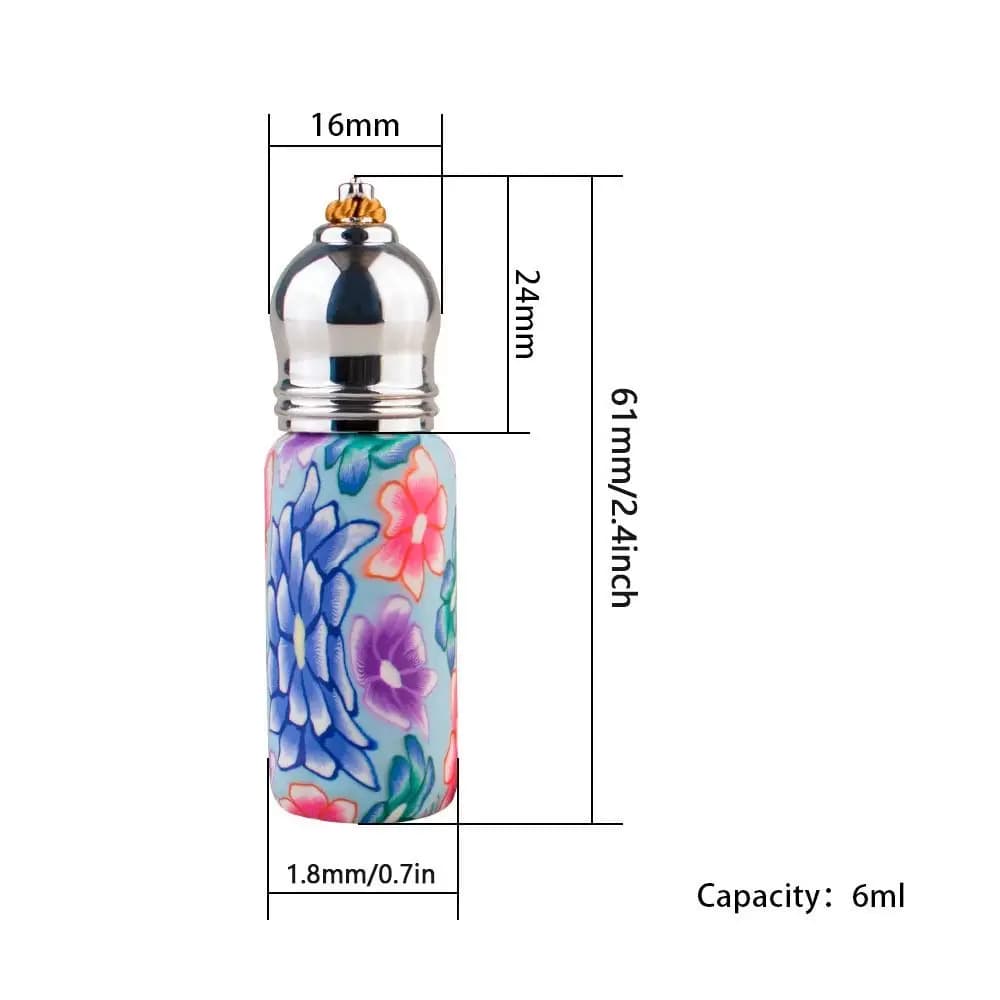 Bouteilles vides rechargeables à faire soi-même, flacons échantillons, flacons en verre à bille, flacons à bille pour huiles essentielles, flacons à bille