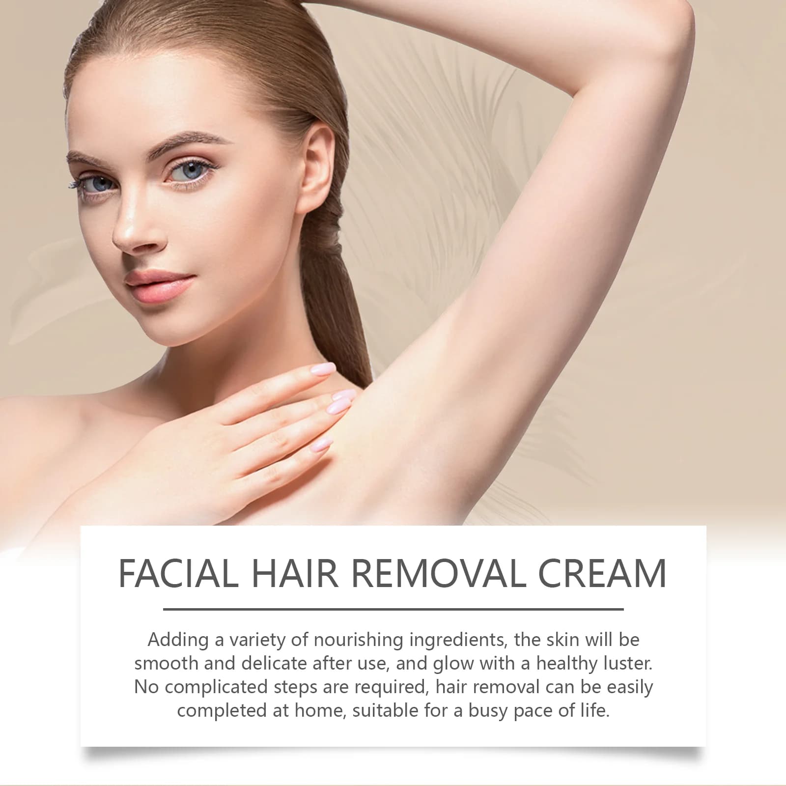 Crème d'épilation à l'huile de noix de coco, visage, aisselles, jambes, bras, barbe, épilateur rapide, indolore, nourrissant, peau lisse, inhibiteur de la croissance des cheveux