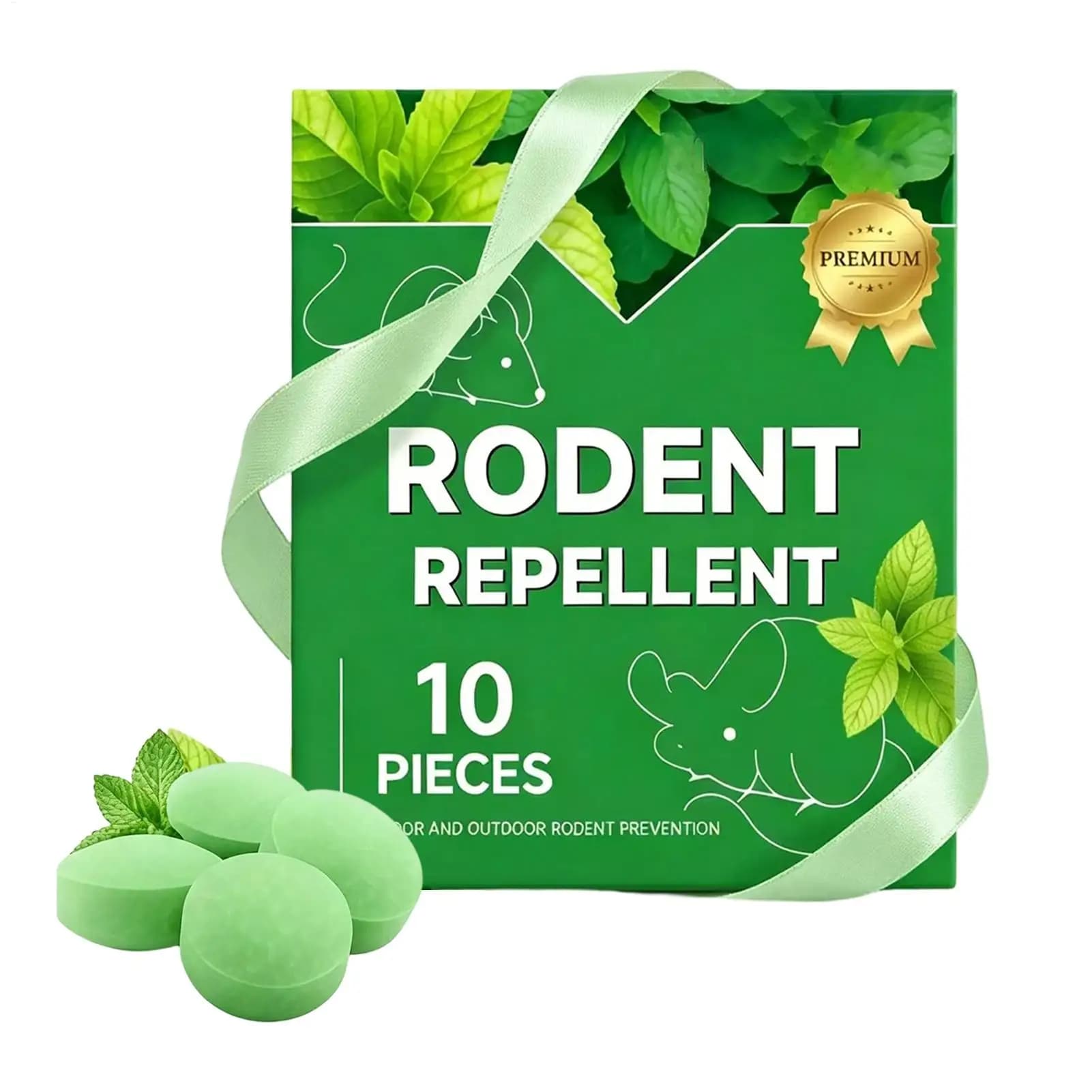 Boules d'huile de menthe poivrée