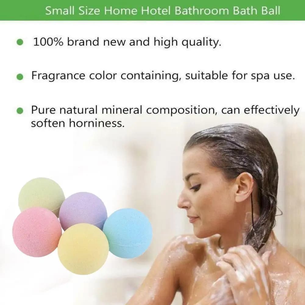 Parfumsaromathérapie bulle petites bombes de bain soulagement du Stress corporel exfoliant hydratant Spa boules de sel remplacement
