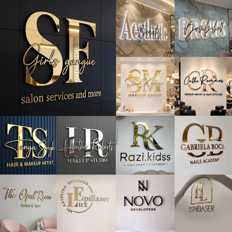 Enseigne commerciale 3D