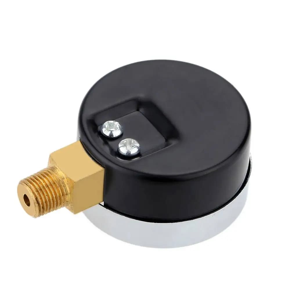 Mini manomètre Portable 0-30 PSI 0-2bar NPT, huile et eau, compresseur d'air à Double échelle, pression hydraulique