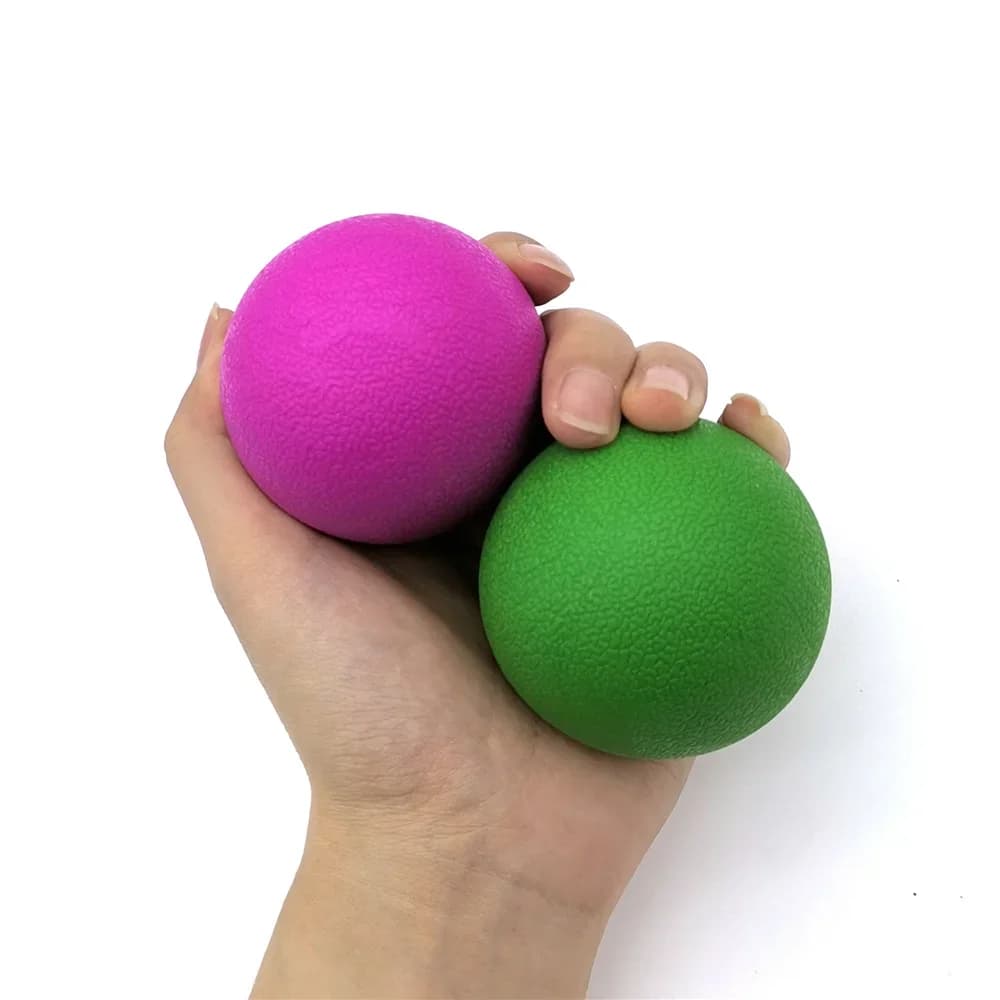 Balle de Fascia TPE pour Lacrosse, exercice de Relaxation musculaire, sport, Fitness, Yoga, boule de Massage aux cacahuètes, Point de déclenchement, soulagement de la douleur au Stress