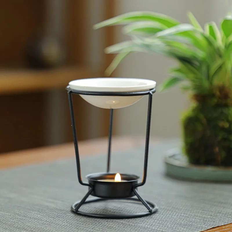 Nouveau brûleur d'aromathérapie, lampe à huile essentielle, brûleur d'encens, brûleur de cire, lampe à bougie domestique