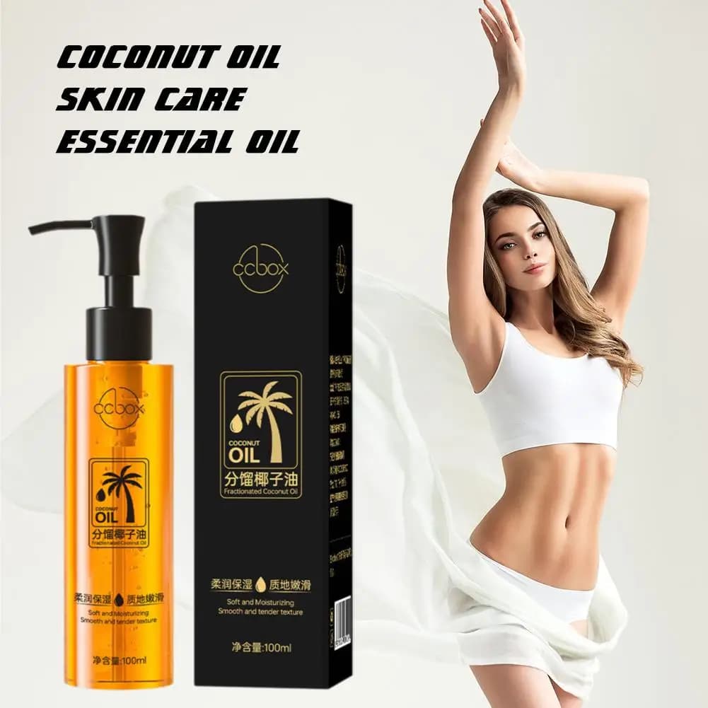 Huile de noix de coco distillée huile essentielle de soin du visage et du corps huile de noix de coco pure pour les soins de la peau huile de noix de coco naturelle produits de beauté