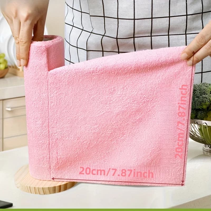 1 rouleau de torchons de cuisine, longueur totale de 4 m, adapté au salon, à la chambre à coucher, aux fournitures de nettoyage de cuisine.
