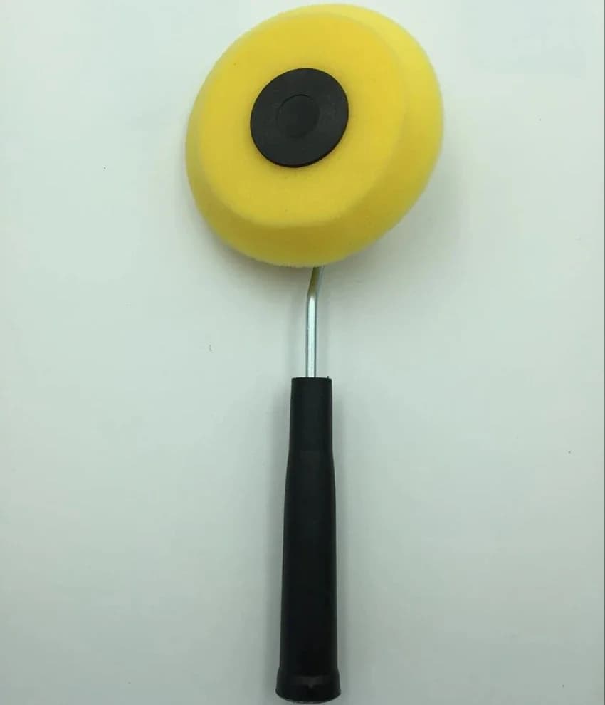 Rouleau de peinture d'angle, rouleau à surface lisse, 27 x 10,5 cm, pour la décoration et la réparation des murs