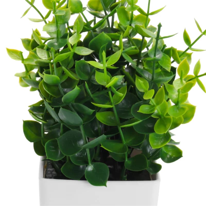 Emption! Paquet de 3 fausses plantes en Pots plante d'eucalyptus artificielle Mini