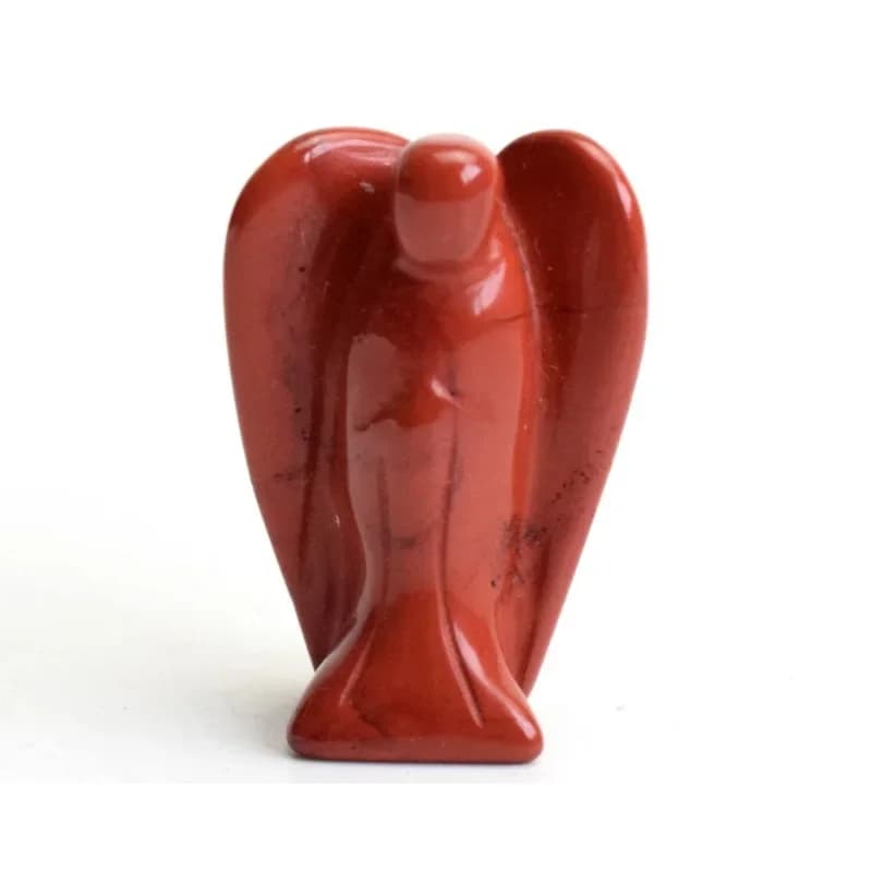 Figurine d'ange gardien de 1.5 pouces, ornements en cristal de guérison naturelle, décor de salle en pierre, cadeau artisanal d'étude, bibelot, décoration de la maison
