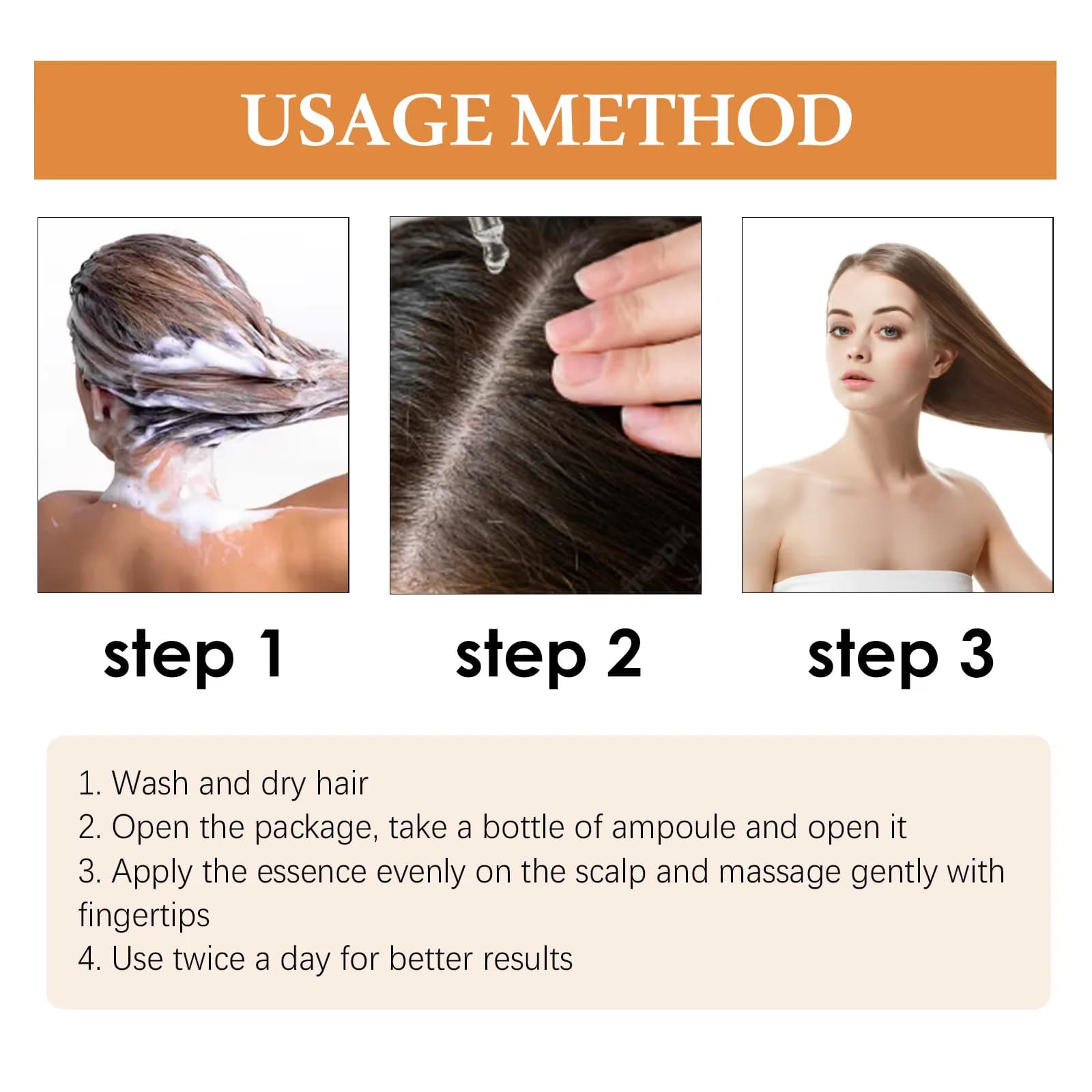 Sérum de croissance des cheveux, prévient la perte de cheveux, amincissement du cuir chevelu, traitement de Massage, réparation des racines serrées, nourrissant, hydratant, liquide de soin capillaire