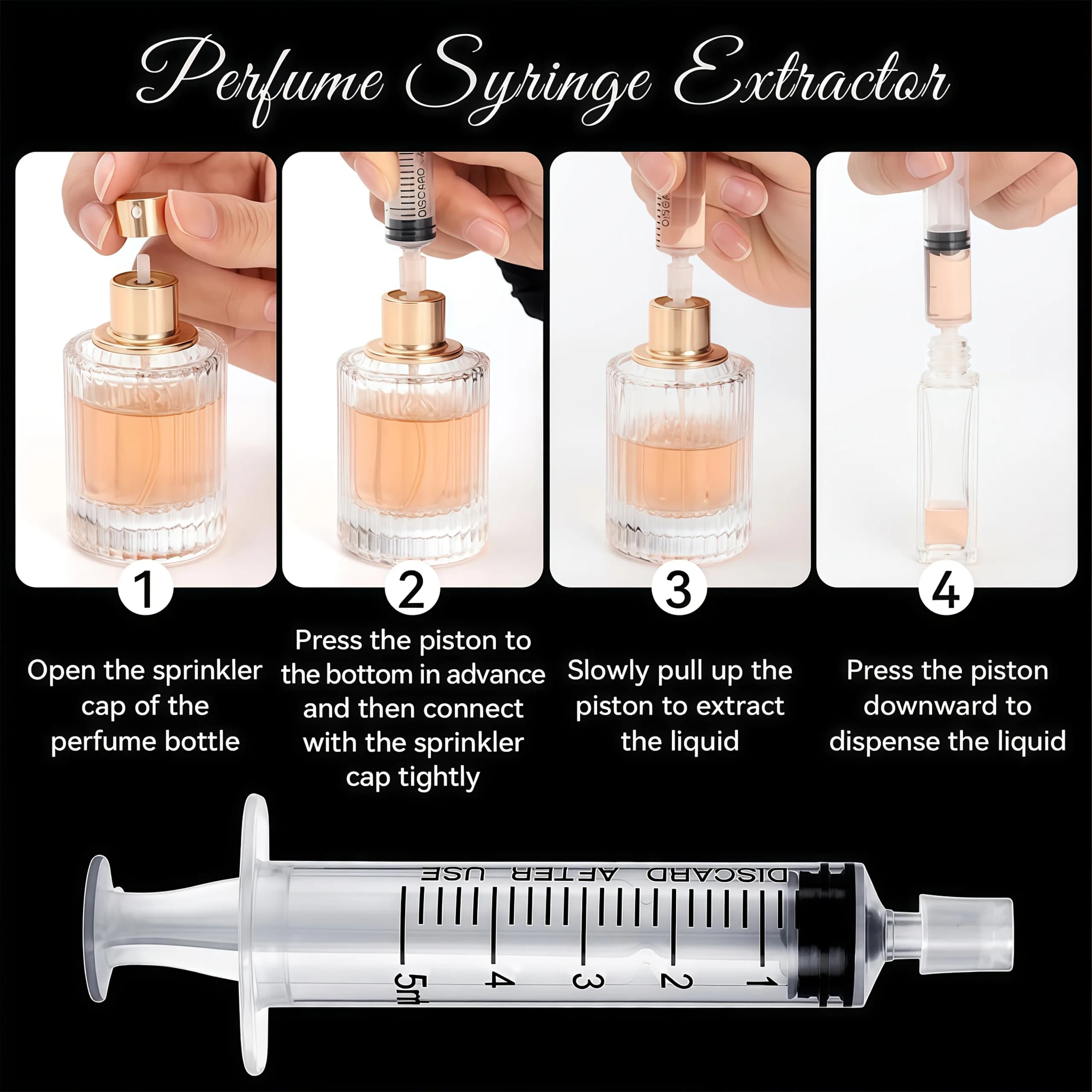 Ensemble d'outils de recharge de parfum 5 ml/10 ml