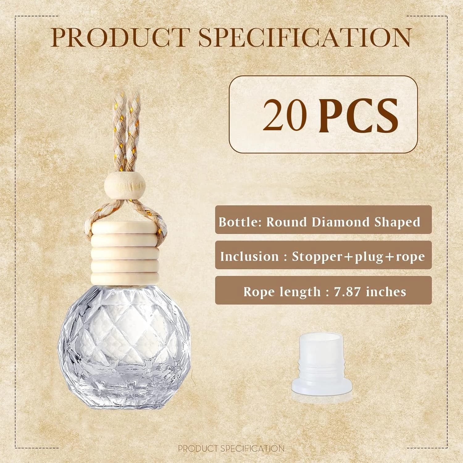 Diffuseur de parfum de bouteille de parfum de 8ml