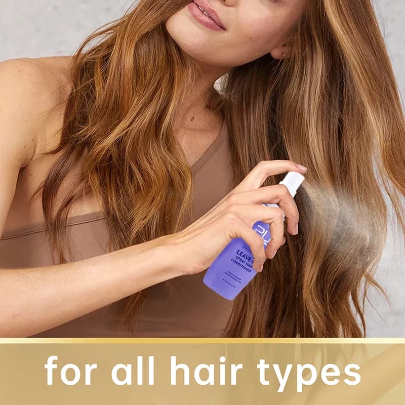 PURC-Spray pour cheveux sans rinçage, huile de revitalisant AMP, réparation des cheveux abîmés, traitement des frisottis, lissage, soin des cheveux brillants et lisses, 55ml