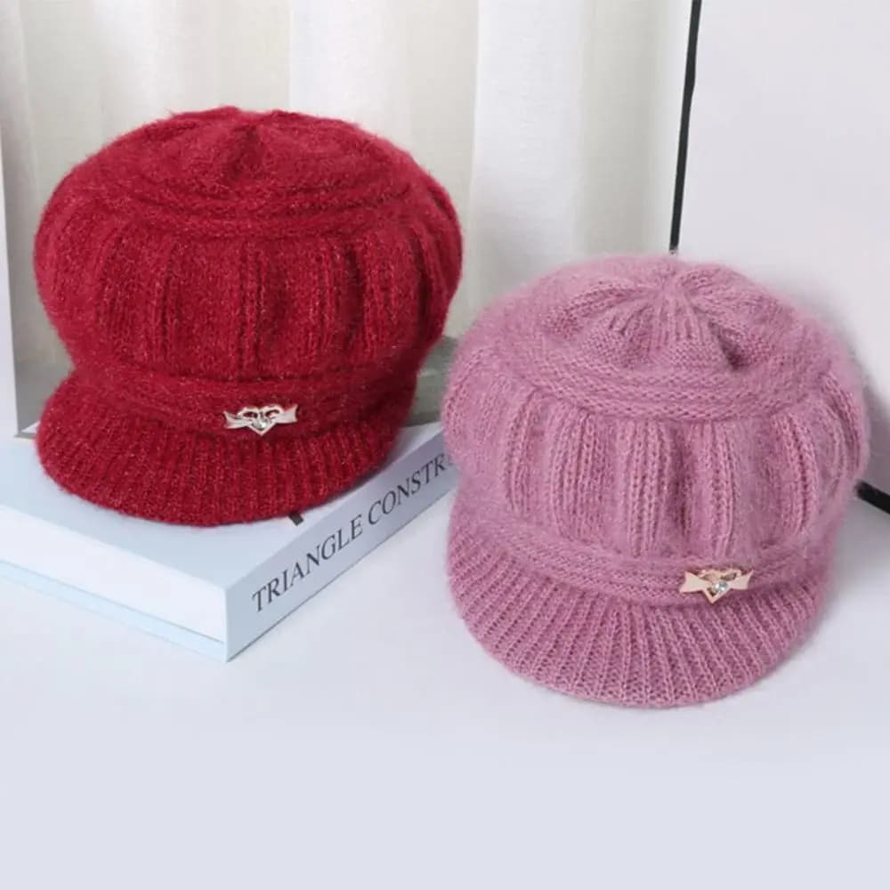 Chapeau à visière coupe-vent pour femme