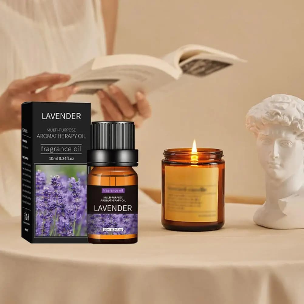 Huiles essentielles pour diffuseur d'arôme, humidificateur d'air, lavande, Rose, Eucalyptus, bois de santal, aromathérapie rafraîchissante, 20 saveurs, 10ml
