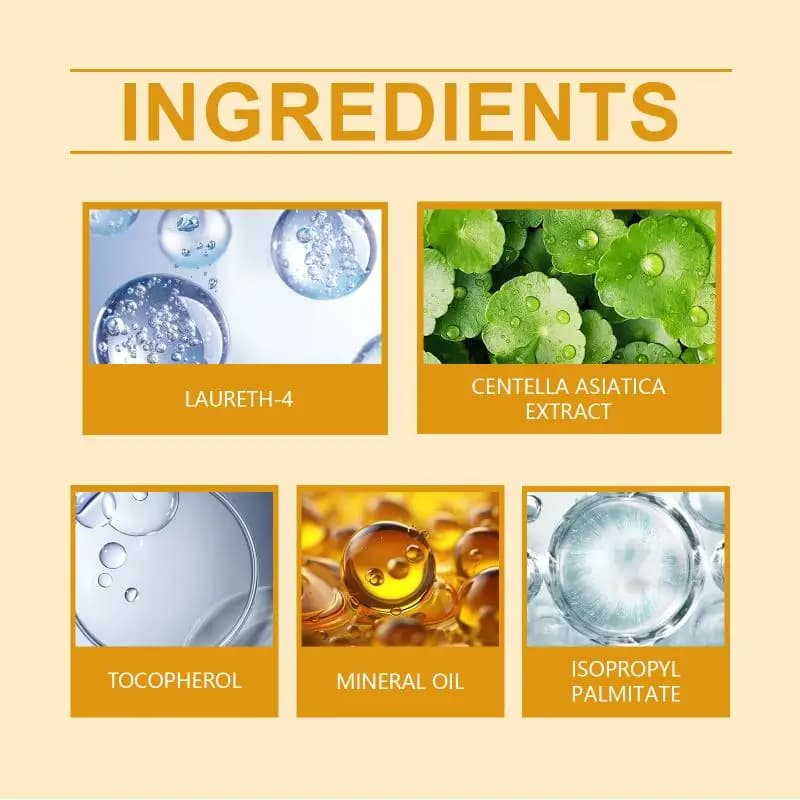 Huile Nettoyante Douce à la Centella, Démaquillant Visage Hydratant à la Vitamine E, Huile Rafraîchissante pour le Visage, Nettoyant Pores du Nez