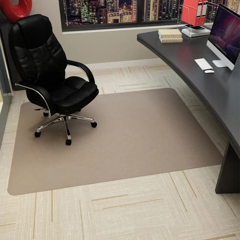 Chaise roulante de bureau en polymère, chaise de jeu d'ordinateur, couleurs, chambre à coucher, salon, tapis de bureau à cussion, 90x120cm