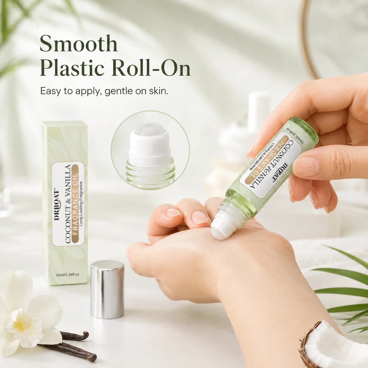 Huile de phéromones à la noix de coco et à la vanille - 10 ml