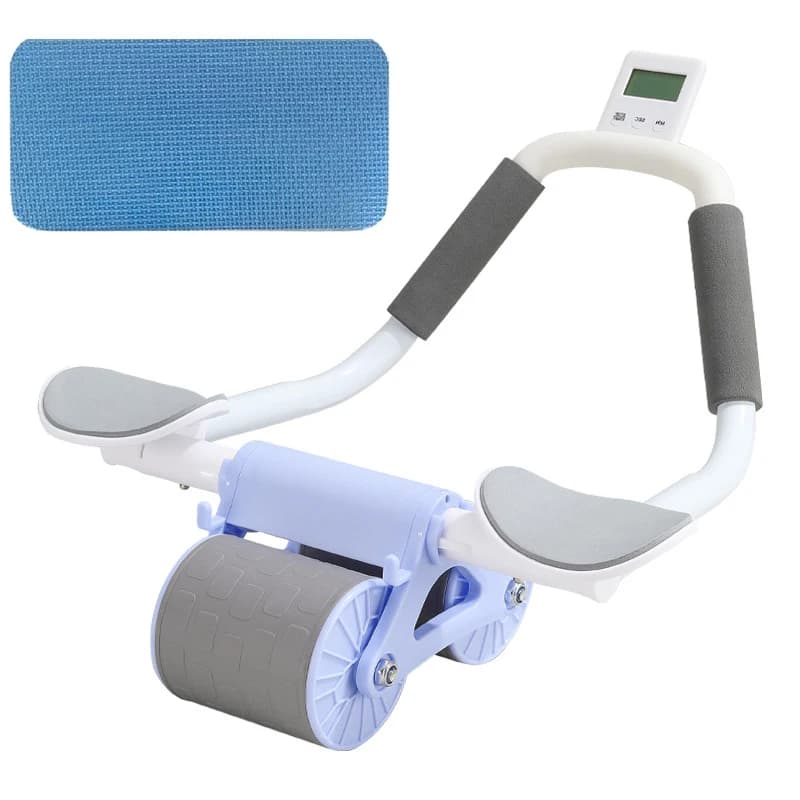 Support de coude à rebond automatique, roue Ab Portable antidérapante pour débutant, équipement de Fitness pour entraînement central de gymnastique à domicile