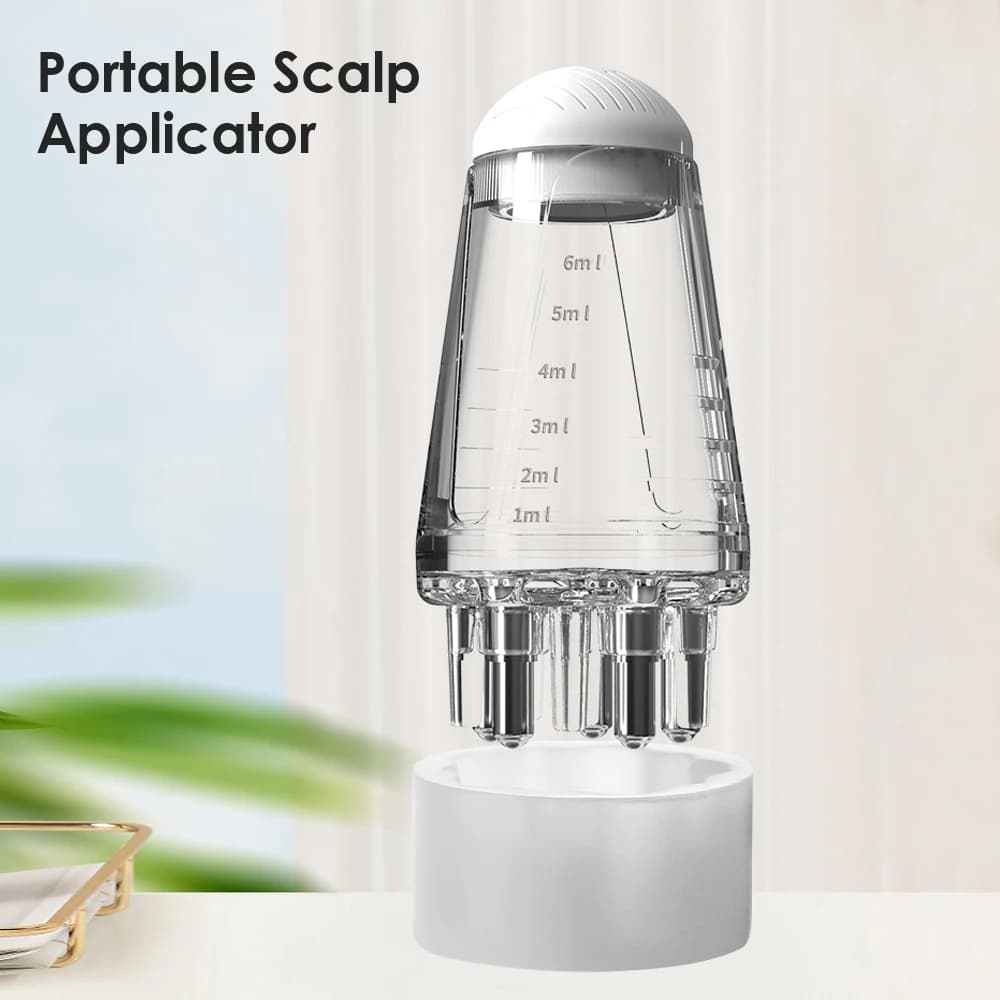 Applicateur de cuir chevelu, peigne liquide pour le traitement du cuir chevelu, huile essentielle, guidage liquide, masseur, peigne, sérum pour la croissance des cheveux