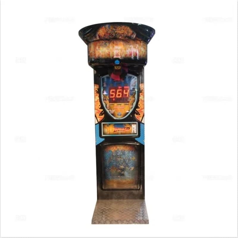 Machine d'arcade de boxe personnalisée à monnayeur avec code QR