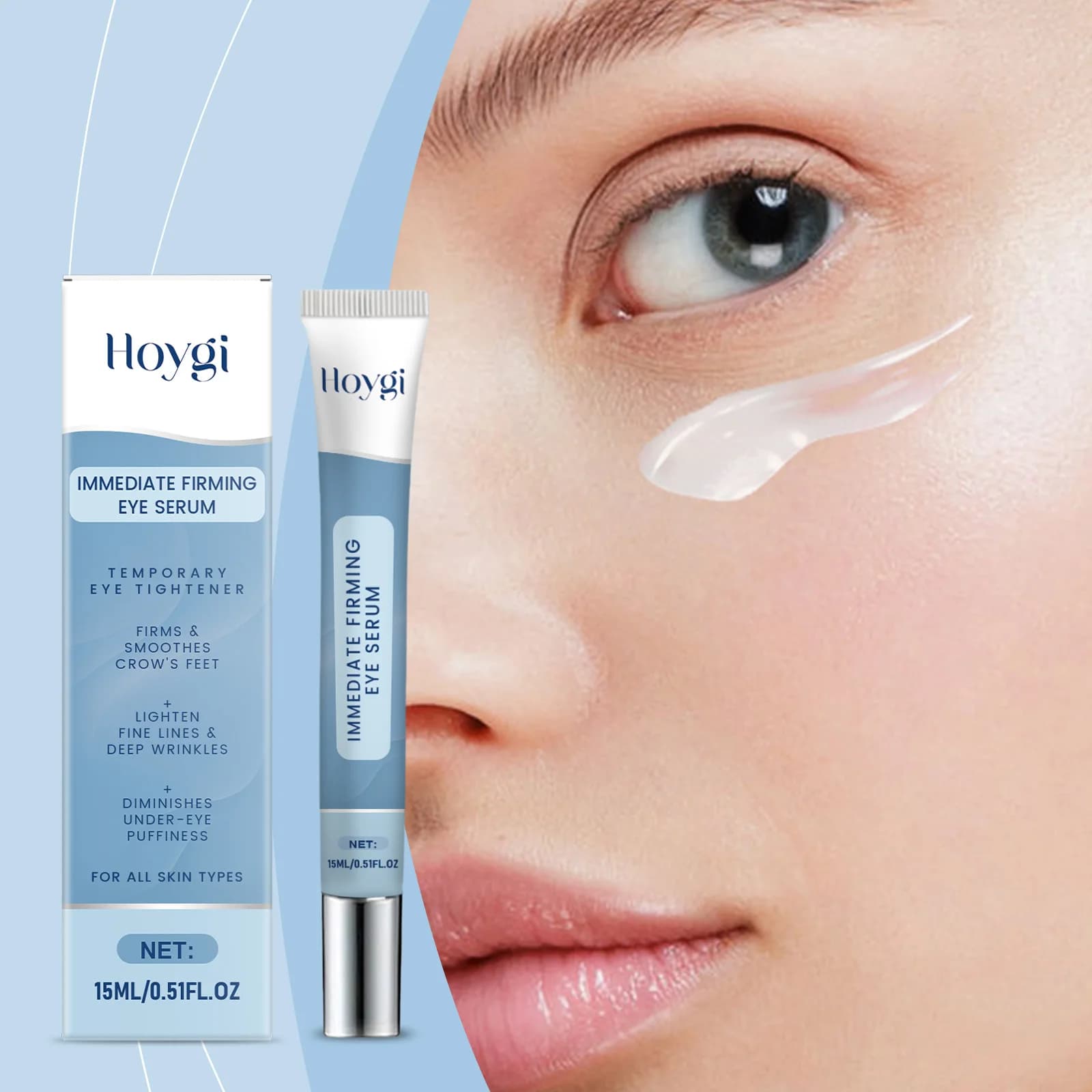Crème hydratante pour les yeux : Soin doux