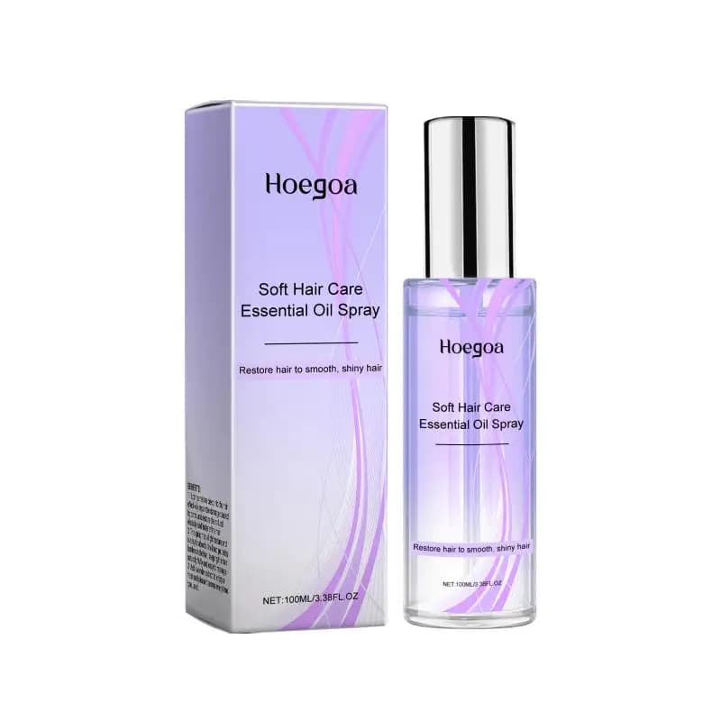 Huile essentielle pour cheveux Hoegoa Orchid, spray nourrissant en douceur pour cheveux secs et adoucissant la qualité des cheveux, soin essentiel.