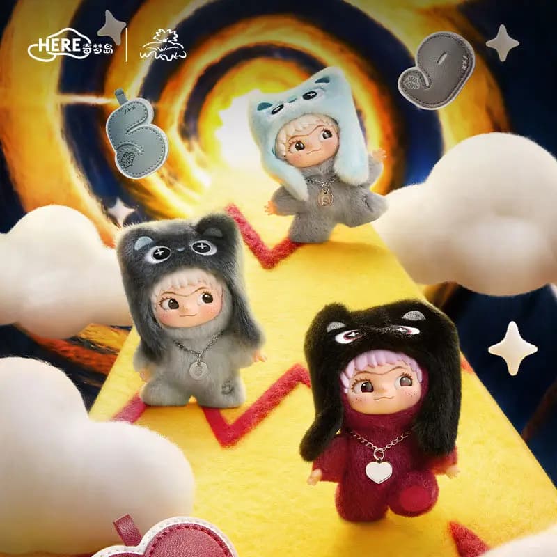 WAKUKU sur un rouleau série boîte aveugle Figure d'anime Surprise boîte mystère jouets ornements mignons Figurines poupée devinez sac