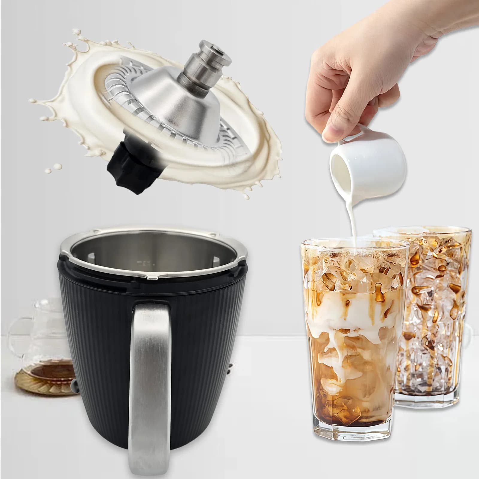 Fouet mousseur à lait et œufs pour Thermomix TM5 TM6 TM7, mousseur à crème, fouet à café et œufs, accessoire de cuisine