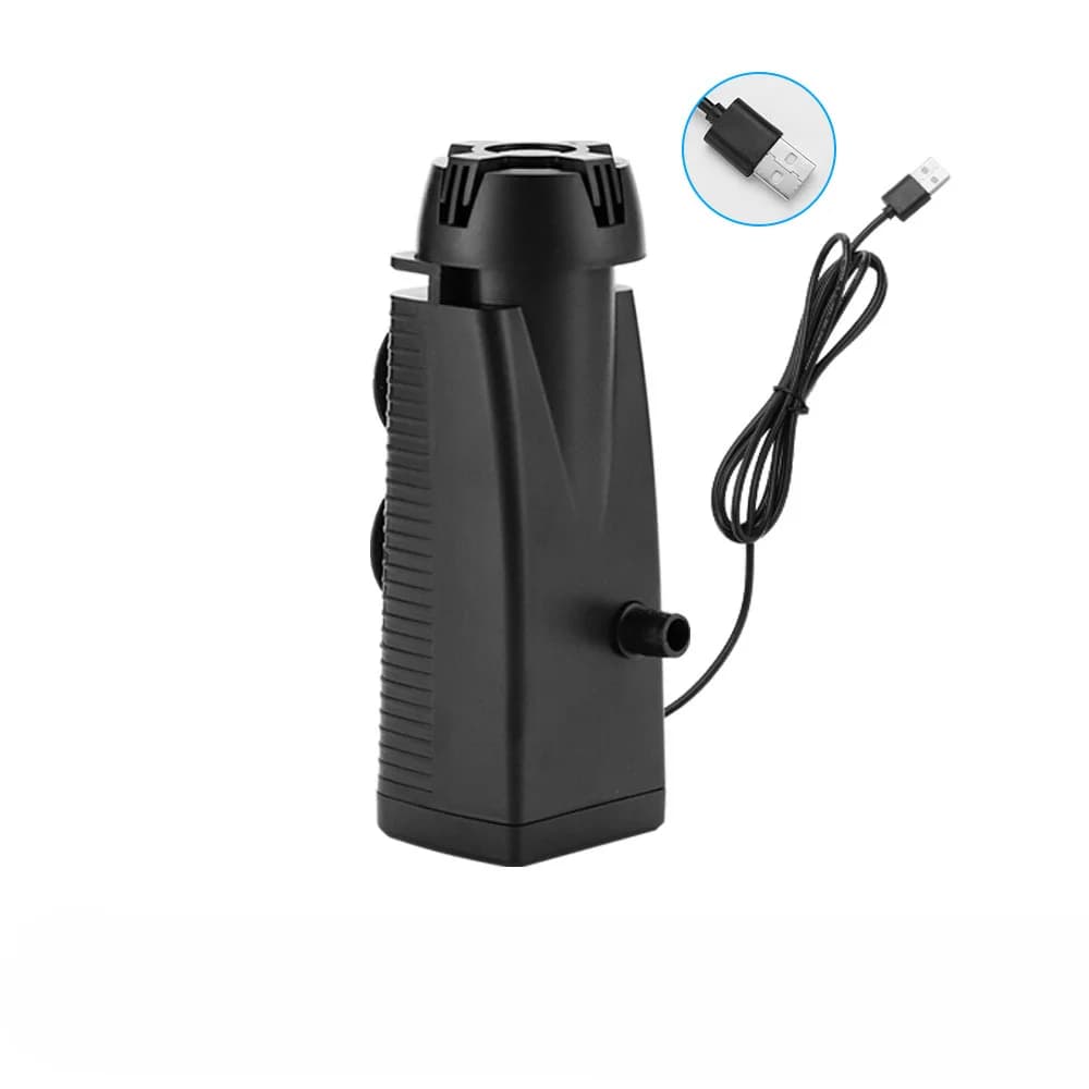 Filtre à membrane d'élimination d'huile USB pour aquarium, élimine l'eau, oxygénateur intégré, dissolvant d'huile, poisson précieux