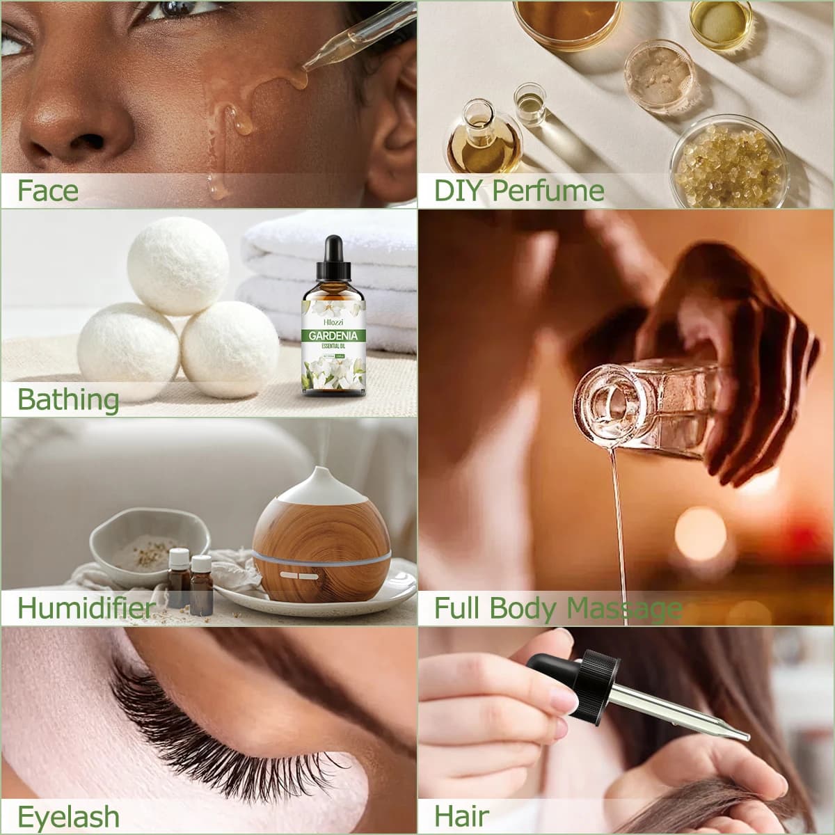 HUILE ESSENTIELLE DE GARDENIA Produits de soin du visage adaptés à tous les types de peau Convient à tous les types de peau