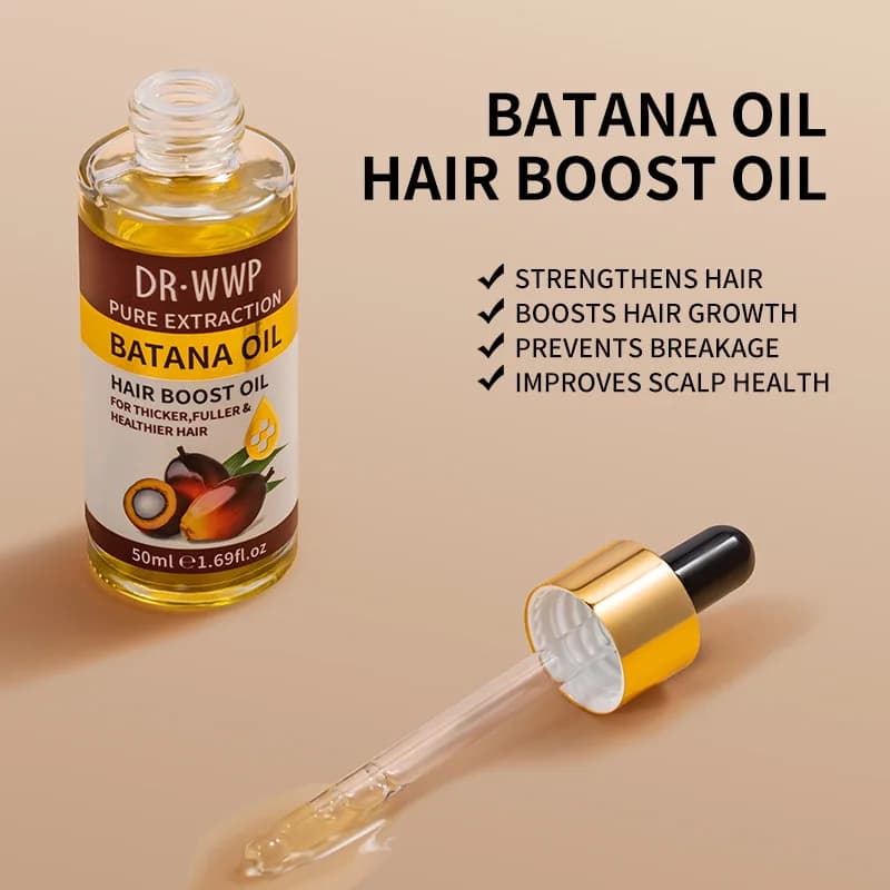 Ensemble shampoing et revitalisant à l'huile de Batana de 500 ml pour un soin hydratant, adoucissant les cheveux et améliore la sécheresse et les frisottis
