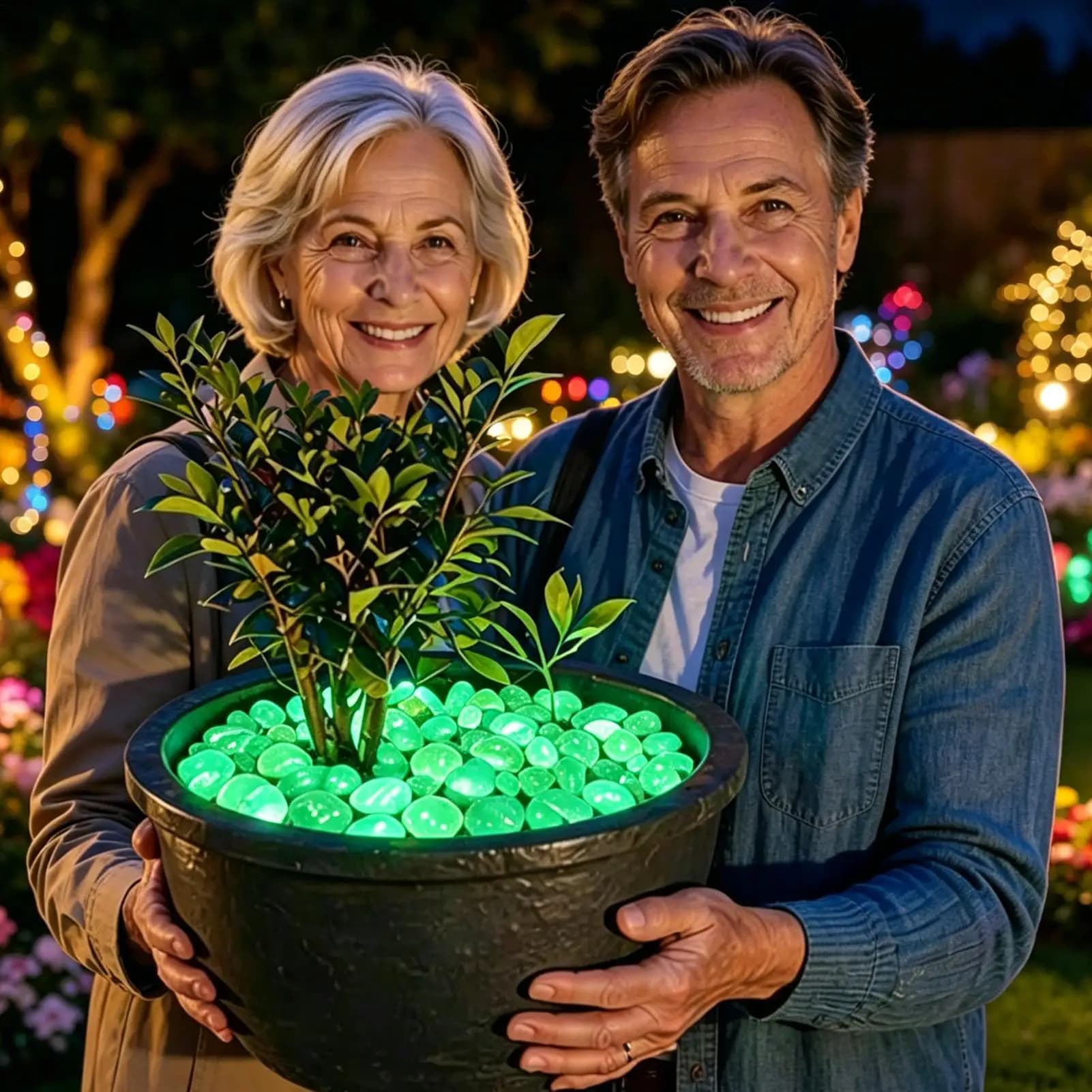 Galets Lumineux pour Jardin 200 Pièces